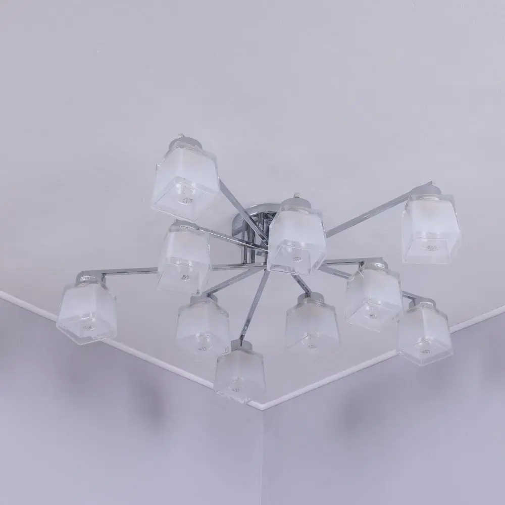 Люстра потолочная Choza 6210-10 10 ламп E27 60 Вт SCHAFFNER STLM-2106923 - Вид №2