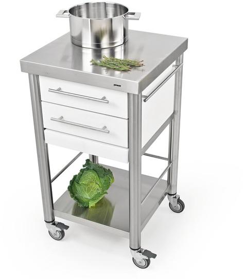 JOKODOMUS Отдельностоящий кухонный модуль из нержавеющей стали и кориана Auxilium sun-id-1395234 - Вид №2