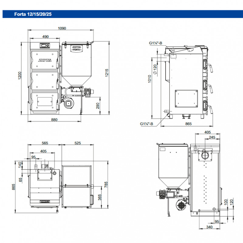 Электрический котел Zota Forta 25 SMART SE FORTA25 - Вид №6