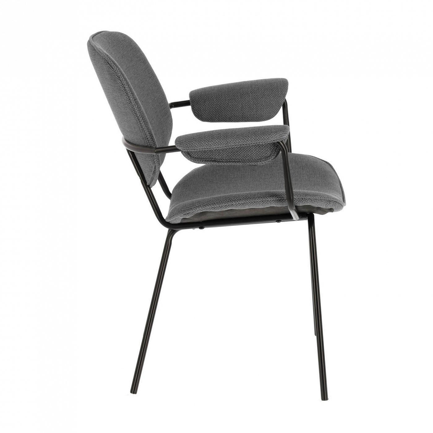 082484 Стул светло-серый La Forma Naiquen  - Вид №3