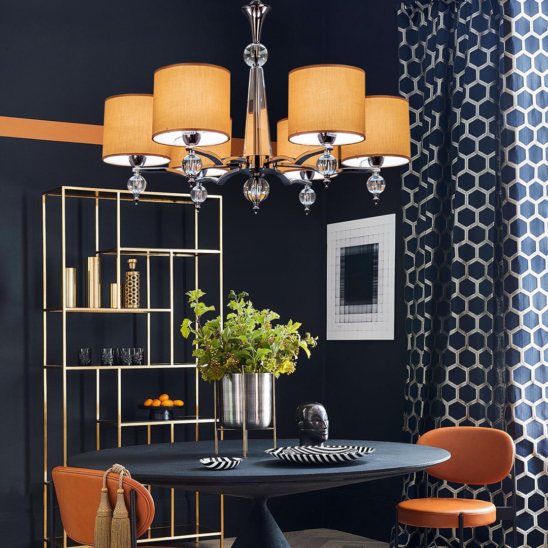 Frezia Light 1006/6 mokka 100 люстра подвесная 116935 - Вид №1