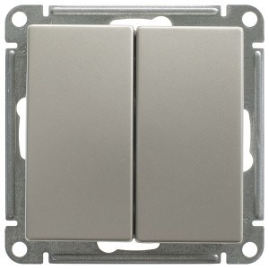 VS610-256-4-86 2-клавишный переключатель, 10АХ, механизм, шампань Schneider Electric W59