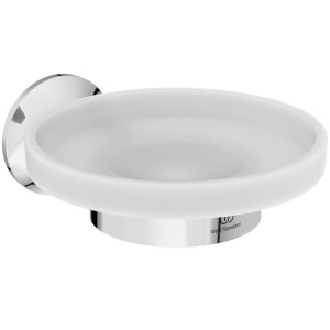 Стеклянная настенная мыльница