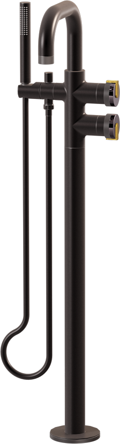 E-11557-R1OX-L1BAU-GM Смеситель напольный отдельностоящий (внешняя часть) GRAFF MOD+