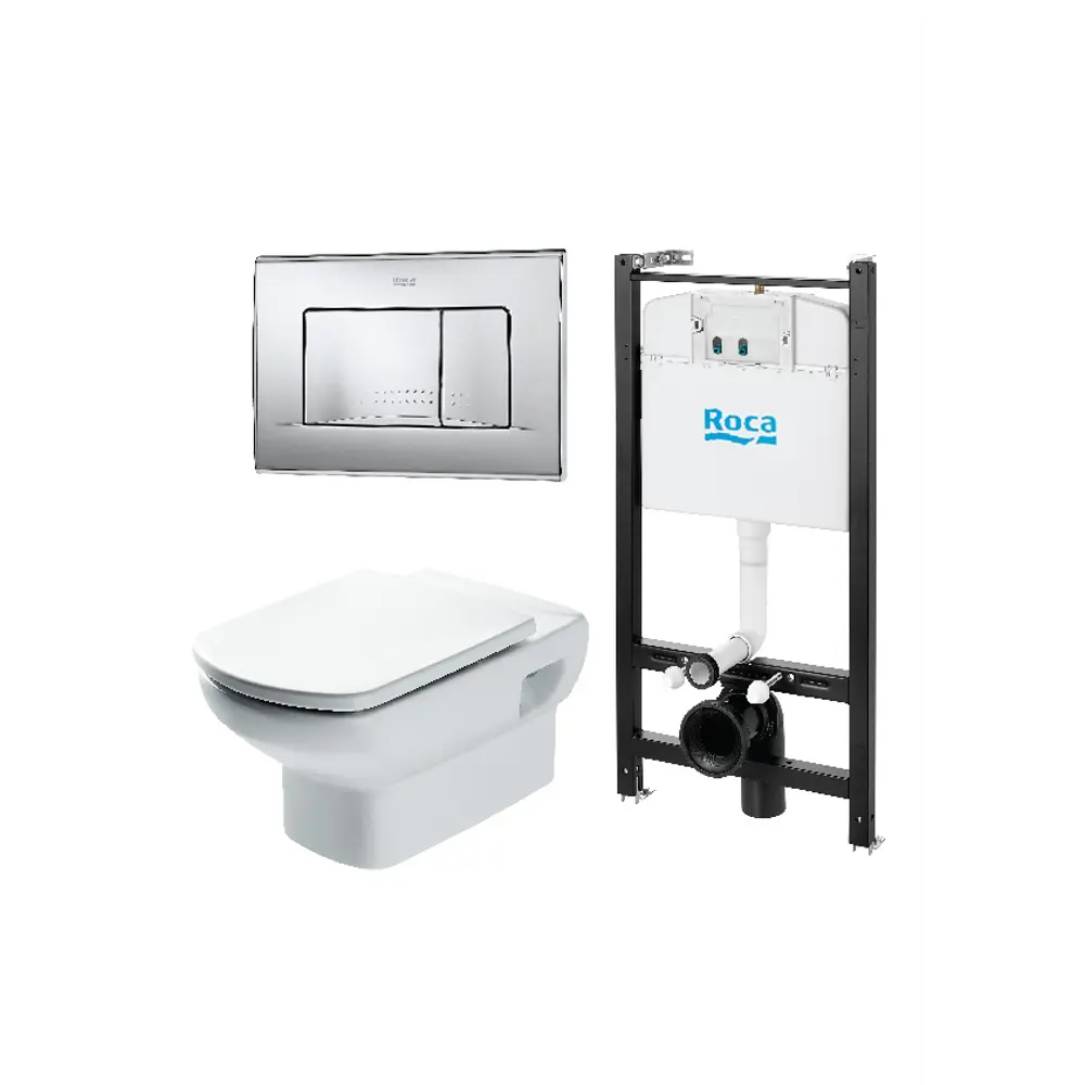 Roca Dama Senso — инсталляция с подвесным унитазом и системой экономии воды 82248831 STLM-0023093 - Вид №1