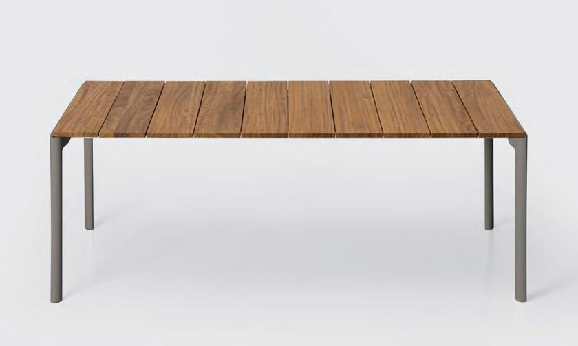 Kristalia Прямоугольный садовый стол из тикового дерева раздвижной sun-id-1422458 - Вид №2