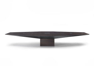 Деревянный восьмиугольный стол для совещаний с системой люверсов