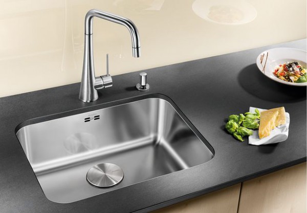 518205 Кухонная мойка Blanco Supra 500-U c корзинчатым вентилем  Blanco Supra - Вид №2