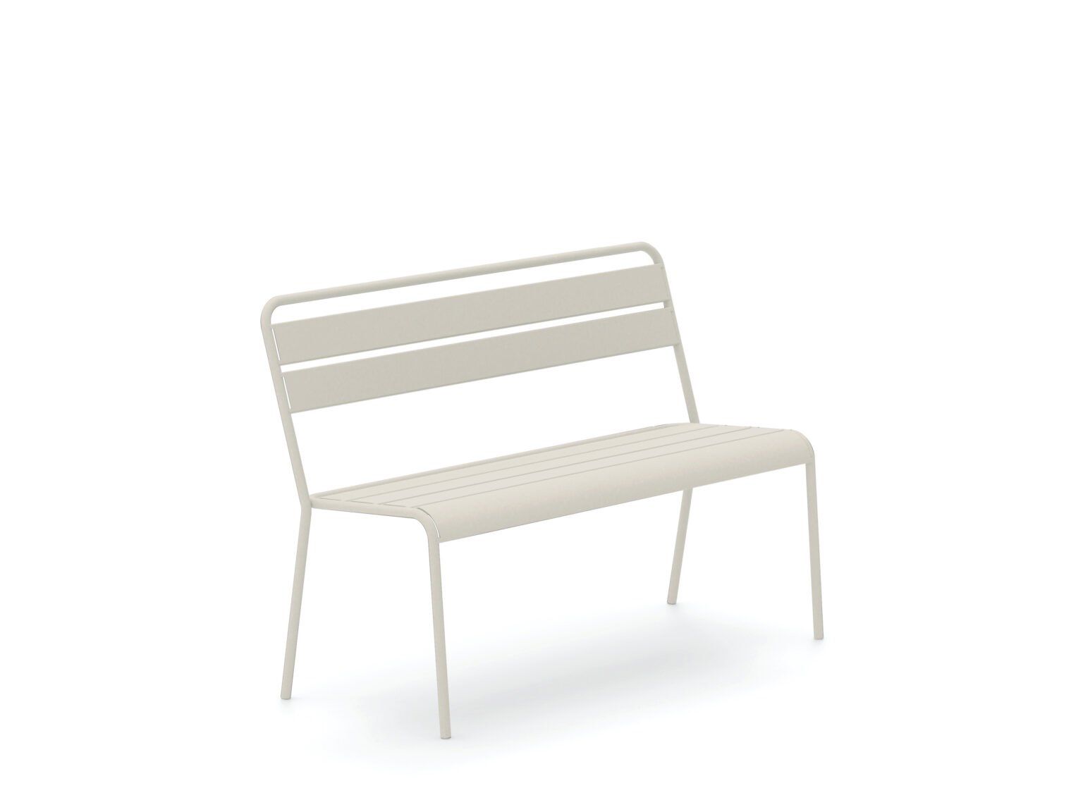 Металлическая штабелируемая садовая скамейка со спинкой Vermobil ARCH-00126375 - Вид №7