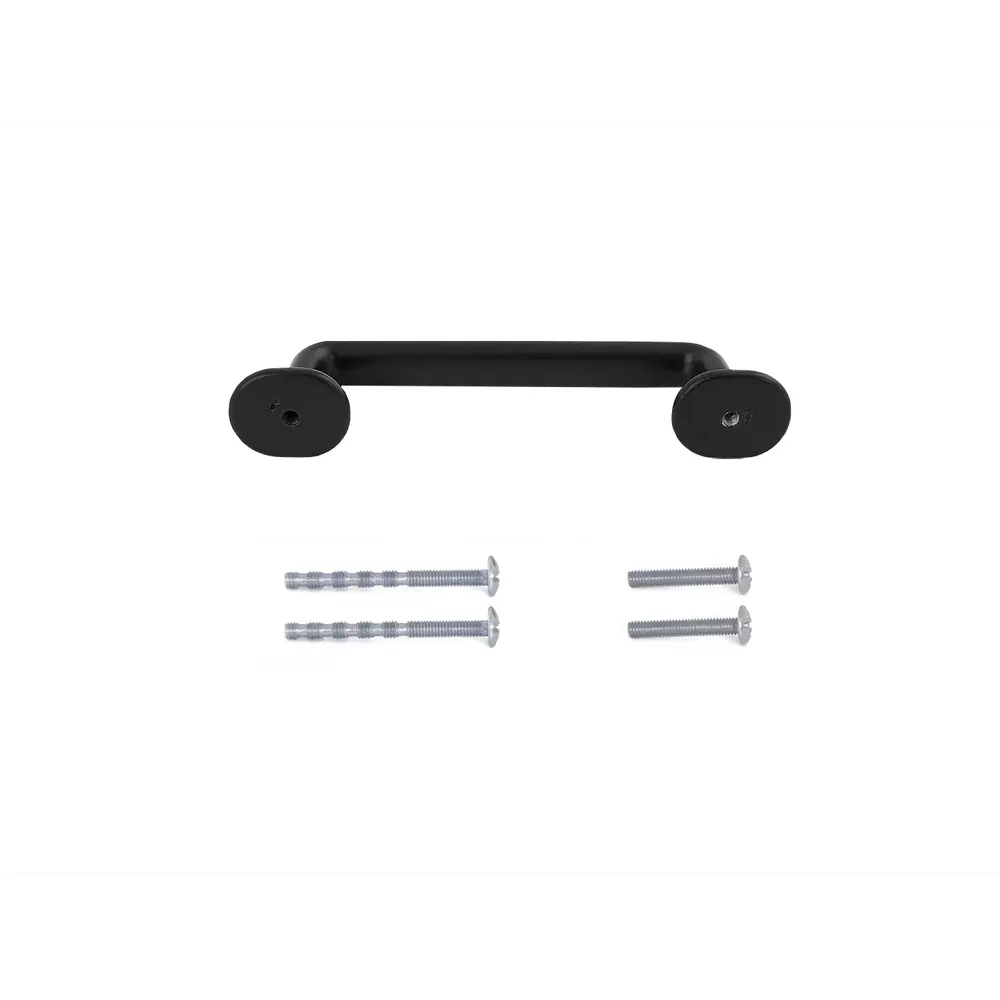 86899675 Ручка-скоба мебельная Marevna ЦАМ 96 мм цвет матовый черный STLM-1010000 PALLADIUM  - Вид №1