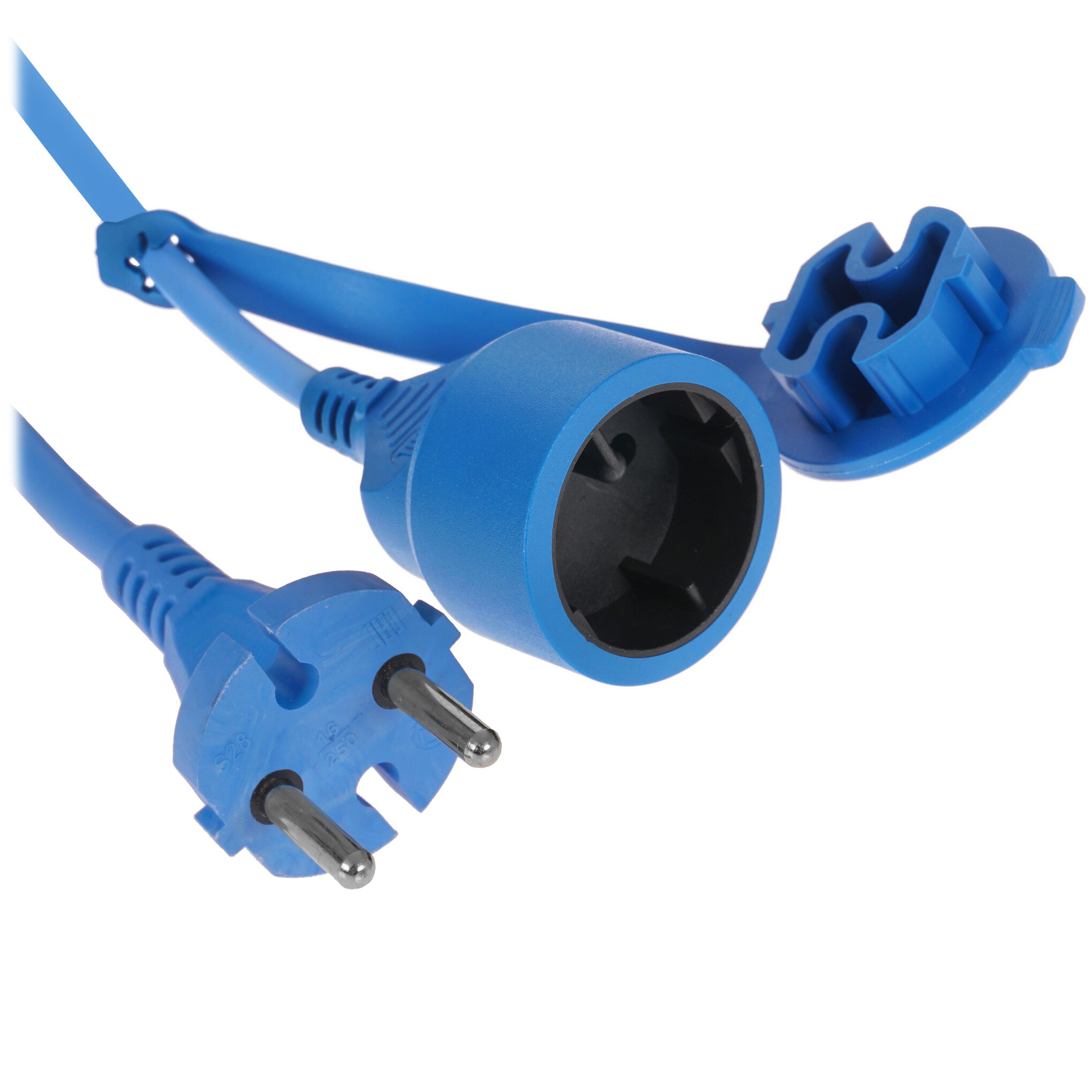 Удлинитель силовой Power Cube PC-2F-R-20(IP) синий 5089083 STDN-0055696 - Вид №1