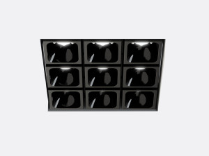 Утопленный металлический светодиодный наружный прожектор