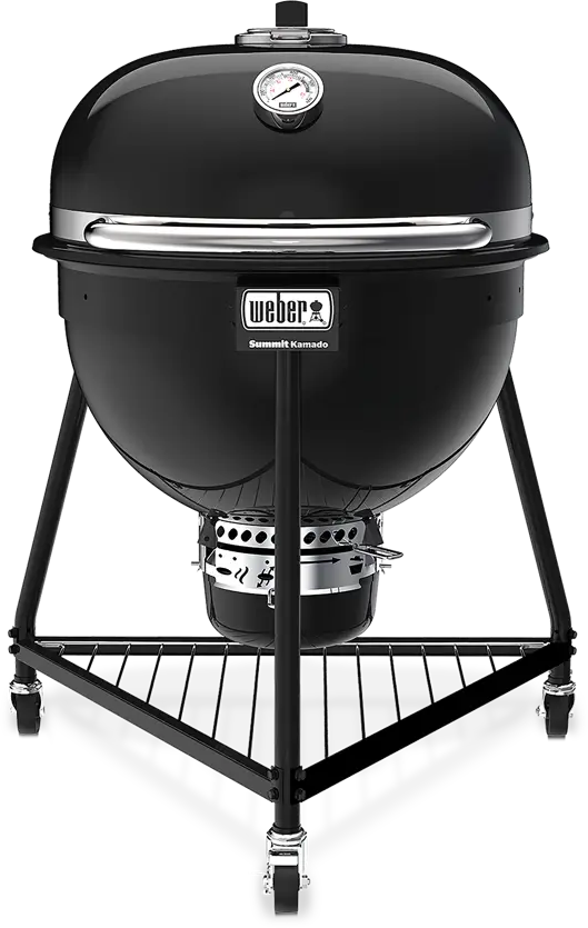 91081051 Угольный гриль Weber Summit Kamado E6 Черный STLM-0473985