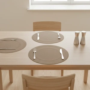 Салфетка под столовые приборы Vidage ø38 см круглая ПВХ цвет бронза