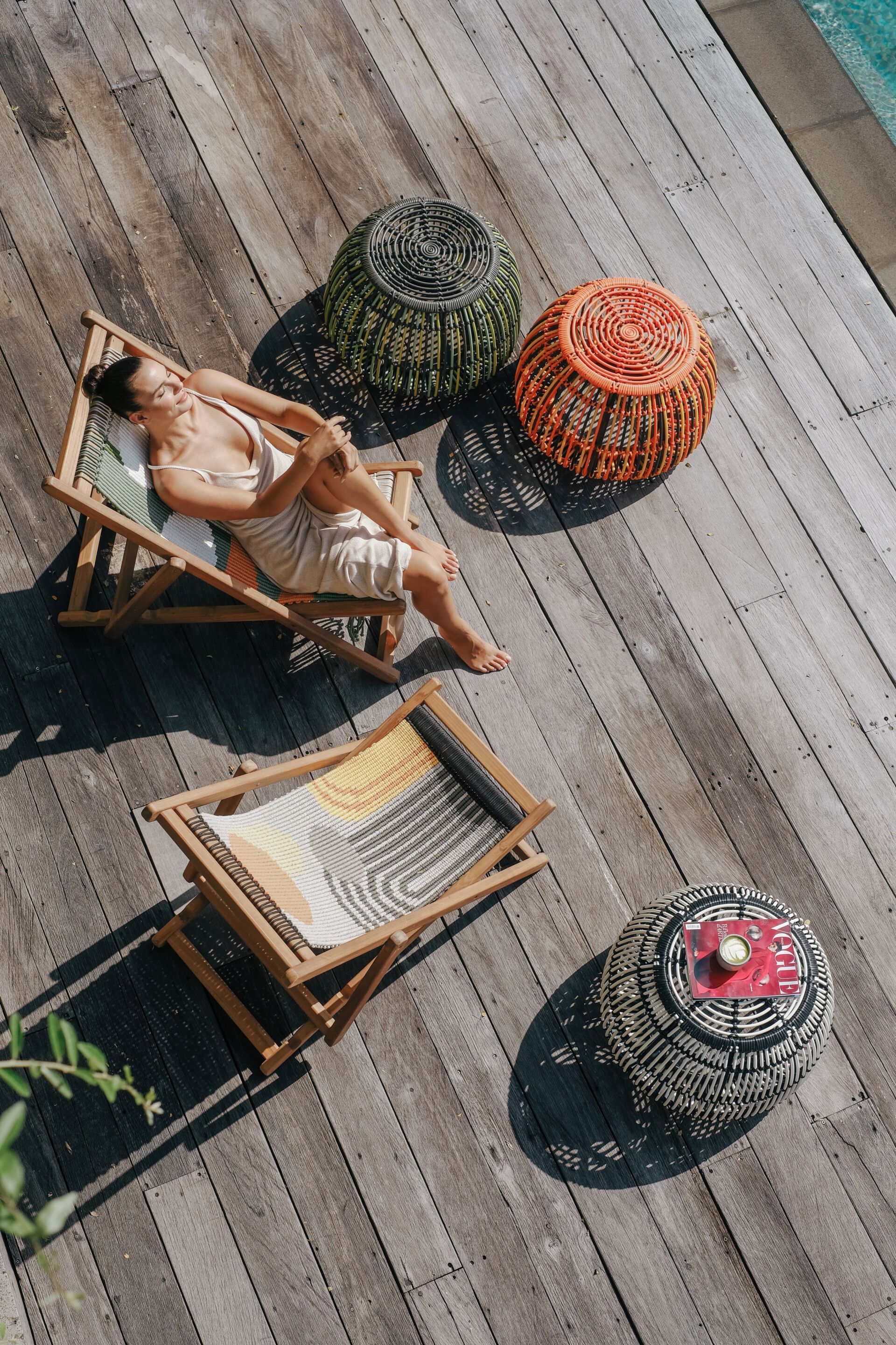 Круглый журнальный столик из синтетического волокна cbdesign Bizarre ARCH-00079104 - Вид №4