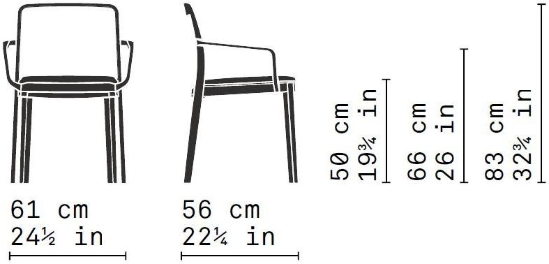 Very Wood Стул ясень с подлокотниками Urban sun-id-1355916 - Вид №3