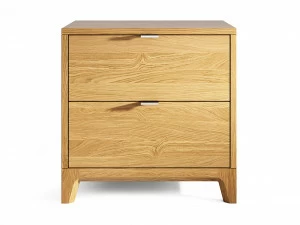 Прикроватная тумбочка дизайнерская светло-коричневая Case THE IDEA  210310 Бежевый;дуб сонома