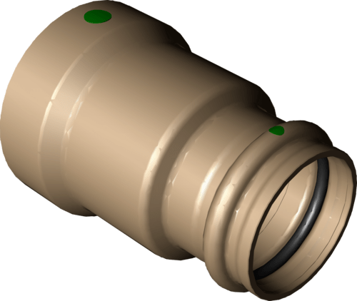 736 316 Модель 4213.2 Трубопроводные системы  Megapress  Переходники/​переходные угольники Santreyd  - Вид №2