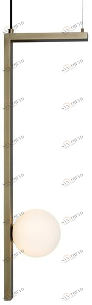 VeniceM Подвесной светодиодный светильник из латуни с диммером sun-id-1422890