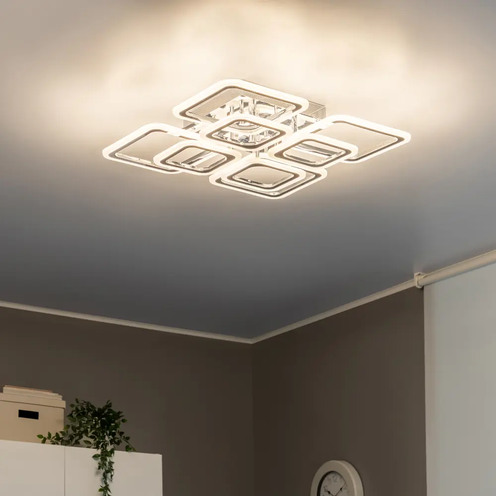 СЕМЬ ОГНЕЙ SF7100/8C-CR LED — умная потолочная люстра с регулируемой подсветкой 84168092 STLM-0046689 - Вид №17