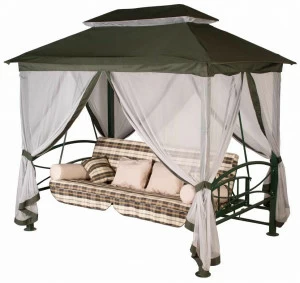 Качели садовые зеленые "Ницца" IMPEX  132272 Белый;зеленый