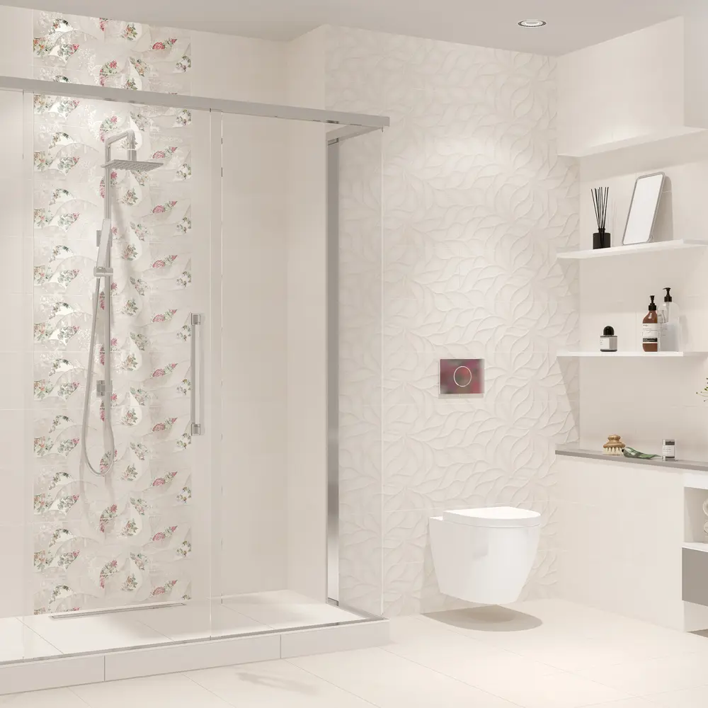 Декор настенный Malwiya 24.2x70 см 1.02 м² цвет белый 82826304 STLM-2080154 Santreyd - Вид №4