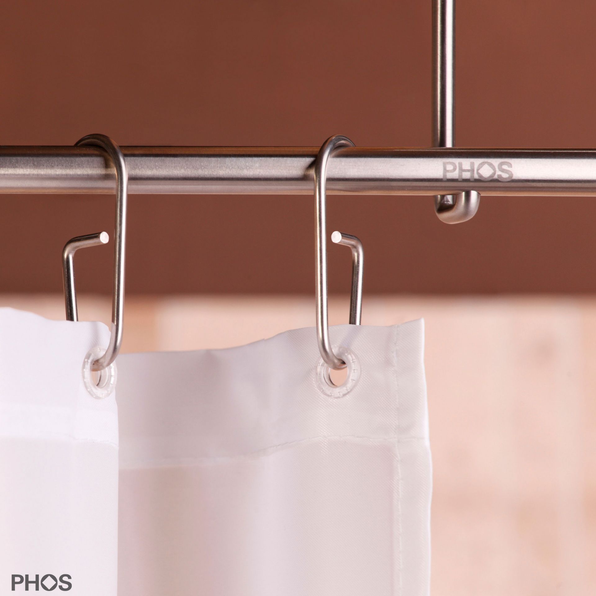 HKD Сквозные крючки для штор под стержень ø12 мм PHOS  - Вид №3