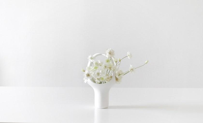 Moustache Керамическая ваза  Bgr05 white  - Вид №1