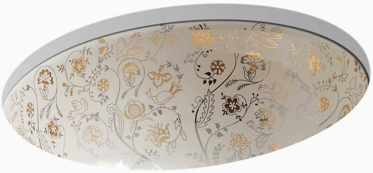 K-14218-T9-47 Накладная раковина под столешницу  прямоугольная Kohler  - Вид №1