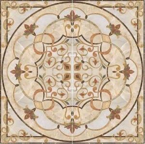 Saten Roseton Beige 82x82