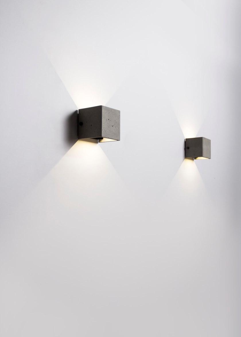 Bentu Design Светодиодный настенный светильник из бетона  C121150  - Вид №4