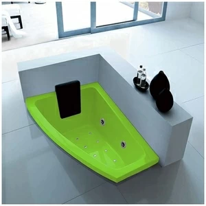 Ванна с гидро и аэромассажем салатовая Gruppo treesse Asyx SXATCV826QS