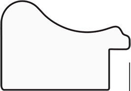 BY 1093 Зеркало в багетной раме - черненое серебро 38 mm EVOFORM Definite - Вид №3