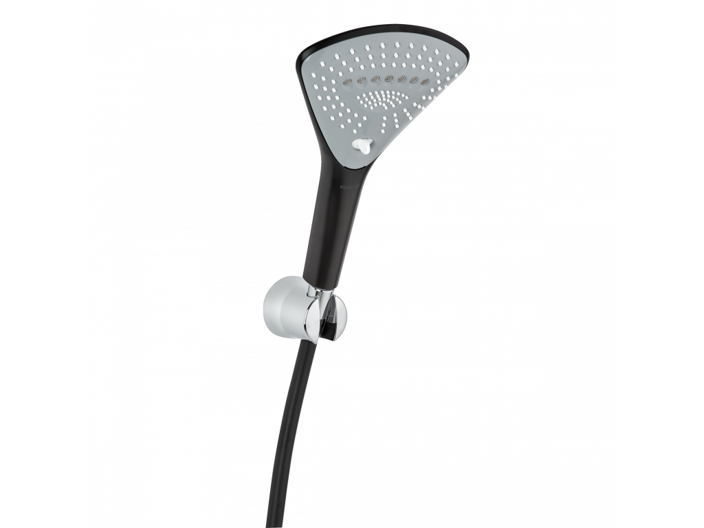 6775087-00 душевой гарнитур для ванны 3S KLUDI FIZZ черный матовый/хром 