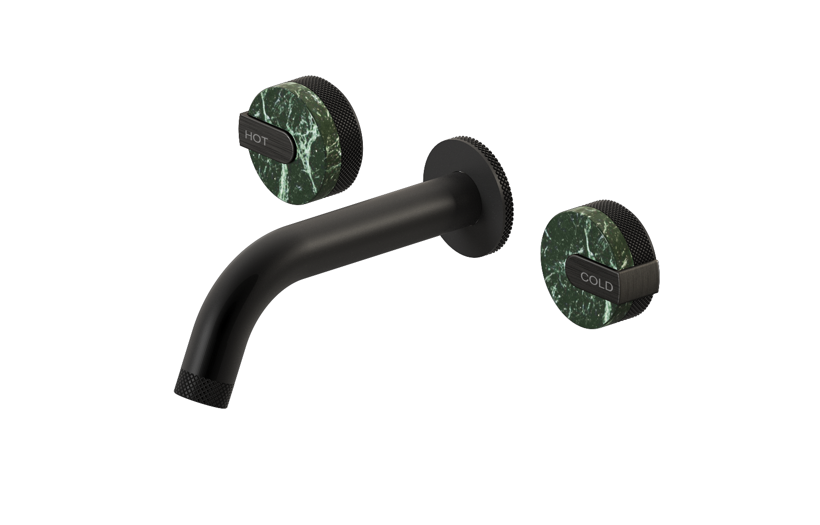 E-11530-R2MG-L1BOX-MBK Смеситель для умывальника из 19,1см носикем (внешняя часть) GRAFF MOD+