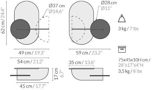 Woodendot Деревянная полка со скрытым вещевым ящиком sun-id-1386360 - Вид №3