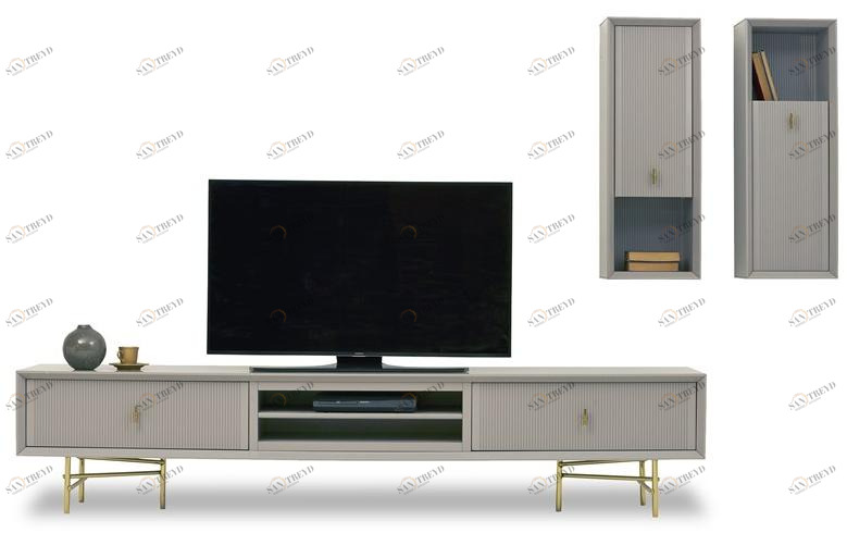 Enza Home Модульная стенка для хранения, лакированная МДФ Astoria sun-id-1427676