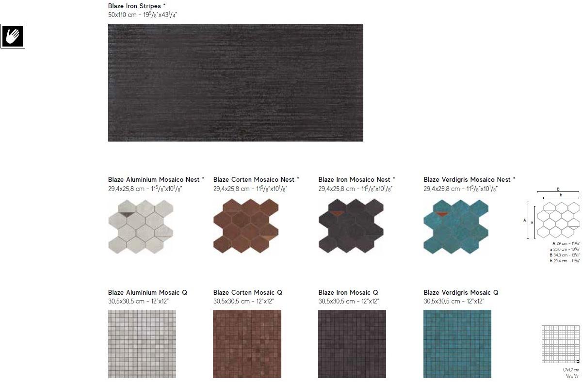 Atlas Concorde Белая плитка для стен с эффектом металла Blaze sun-id-1480586 - Вид №99