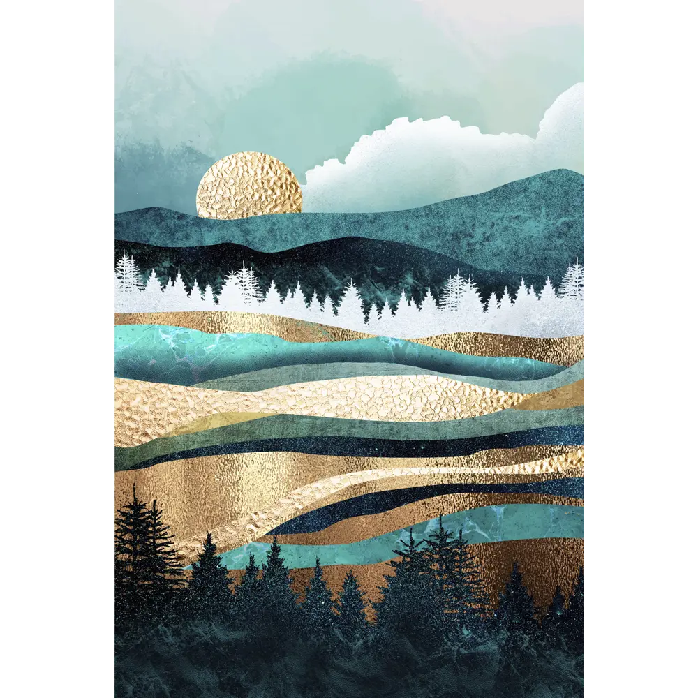 Картина на стекле «Таинственный лес» 40x60 см 82977324 STLM-2136545 ARTABOSKO 