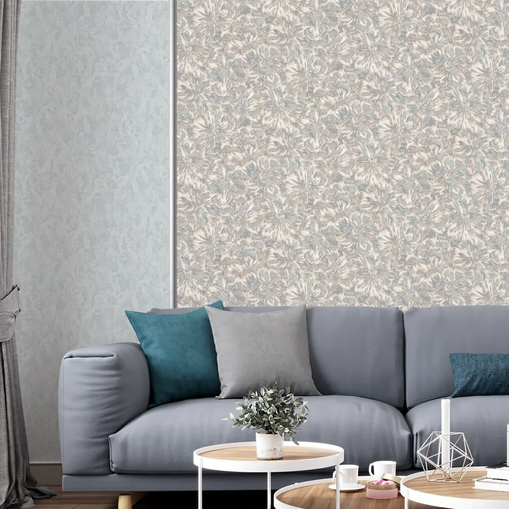 Обои флизелиновые Palitra Life Madeira бирюзовые 1.06 м PL71707-72 STLM-2163737 - Вид №3