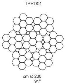 Paola Lenti Ковер из фетра с геометрическими мотивами Feltro sun-id-1347319 - Вид №4