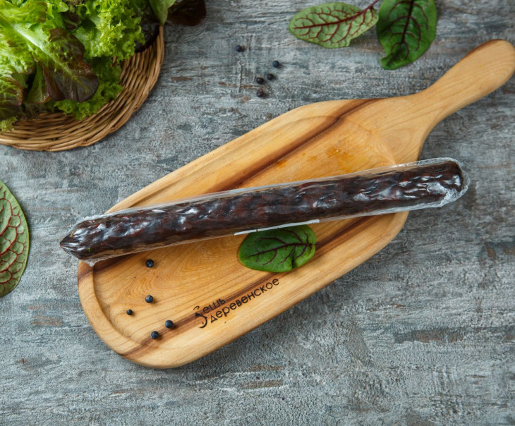 7380 Колбаса можжевеловая говяжья с/к Вкусляндия  - Вид №2