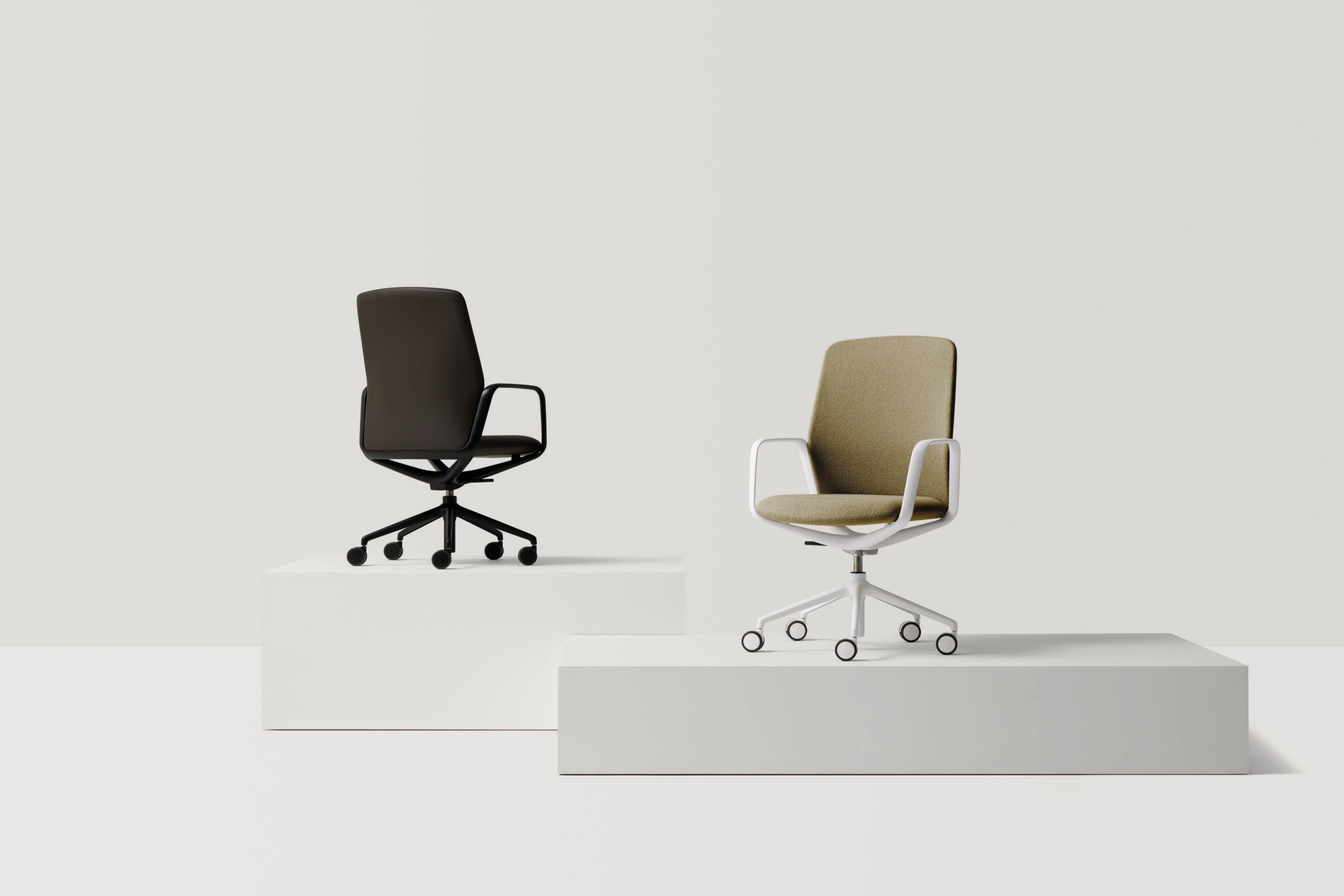 5-спицевое вращающееся офисное кресло с тканевыми колесами INCLASS Exa ARCH-00065893 - Вид №4