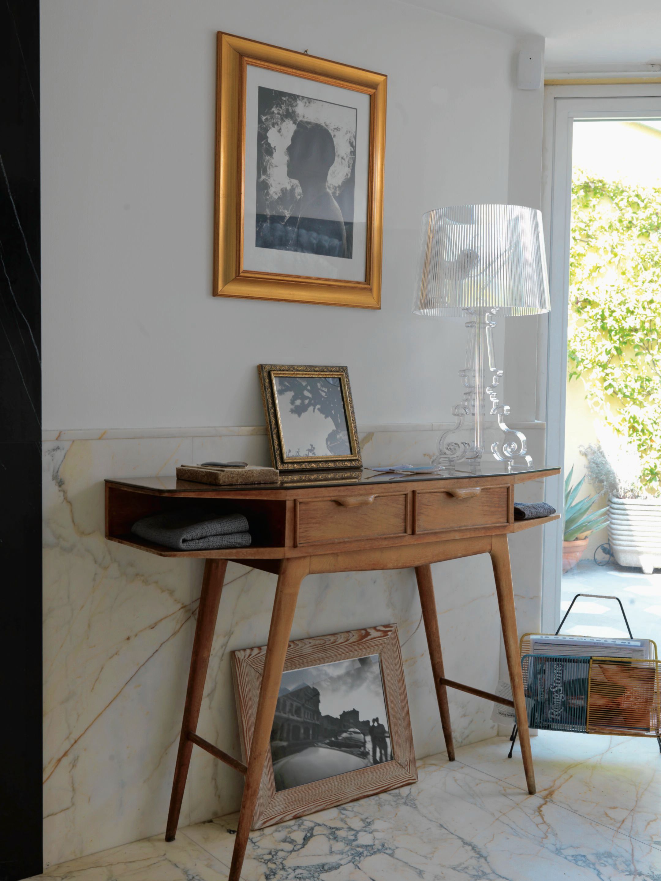 Поликарбонатная светодиодная настольная лампа с регулируемой яркостью Kartell BOURGIE ARCH-00127267 - Вид №9