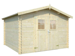 Садовый домик из ели