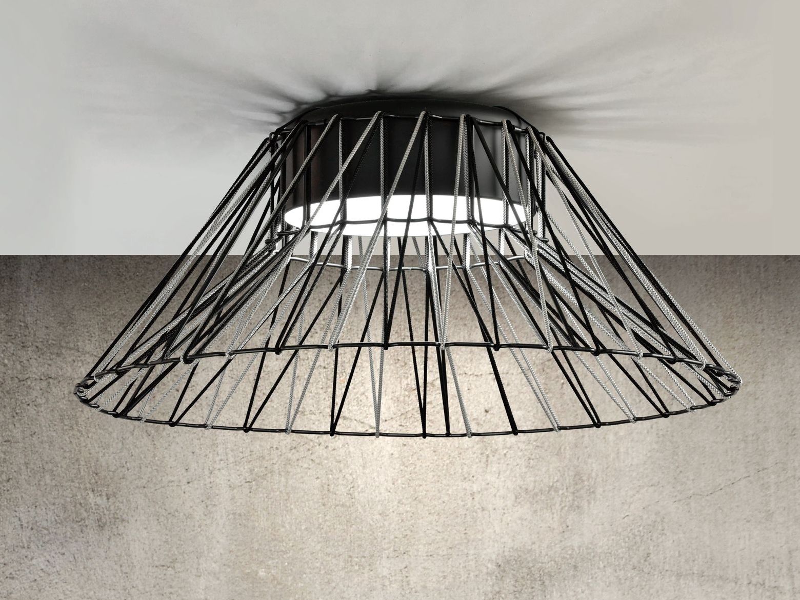 Светодиодный потолочный светильник из веревки и металла Olé Lighting Bimba ARCH-00032377 - Вид №2