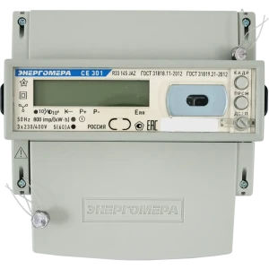 82406682 Счётчик электроэнергии Энергомера CE301 R33 145-JAZ 5-60А трёхфазный STLM-1539312