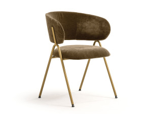 Мягкий стул с подлокотниками