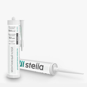 Монтажный клей универсальный Stella белый 100 кг на м.кв (12 шт. в упак)