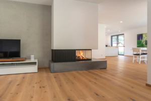 Стальной тройной фасад дровяной камин